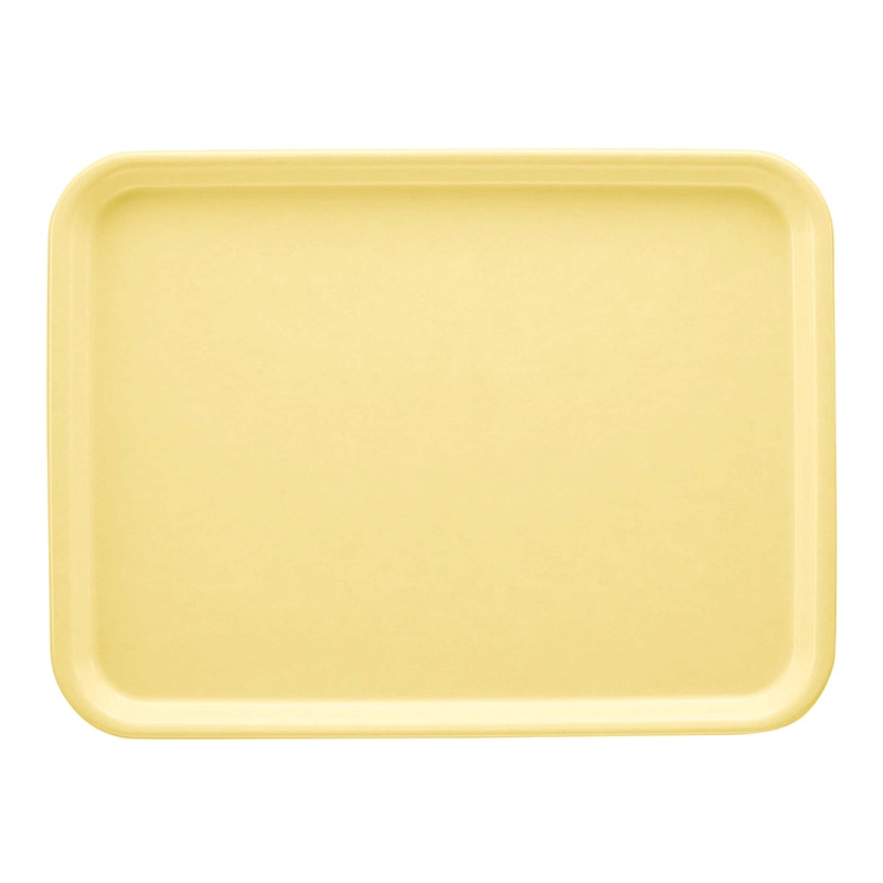 長角トレー　AP-440-PY　パステルイエロー FRP  1個（ご注文単位1個）【直送品】
