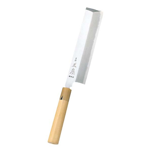 正本本霞(玉白鋼)東形薄刃22.5cmKS0622 1個(ご注文単位1個)【直送品】
