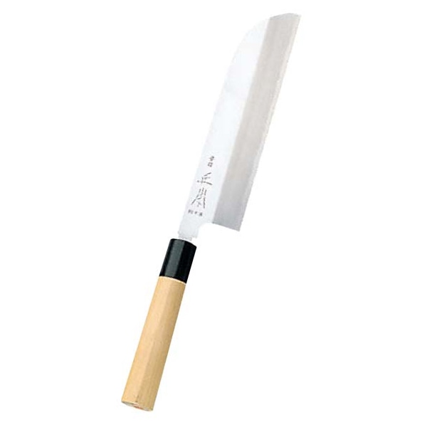 正本本霞（玉白鋼）鎌形薄刃21cmKS0721　1個（ご注文単位1個）【直送品】