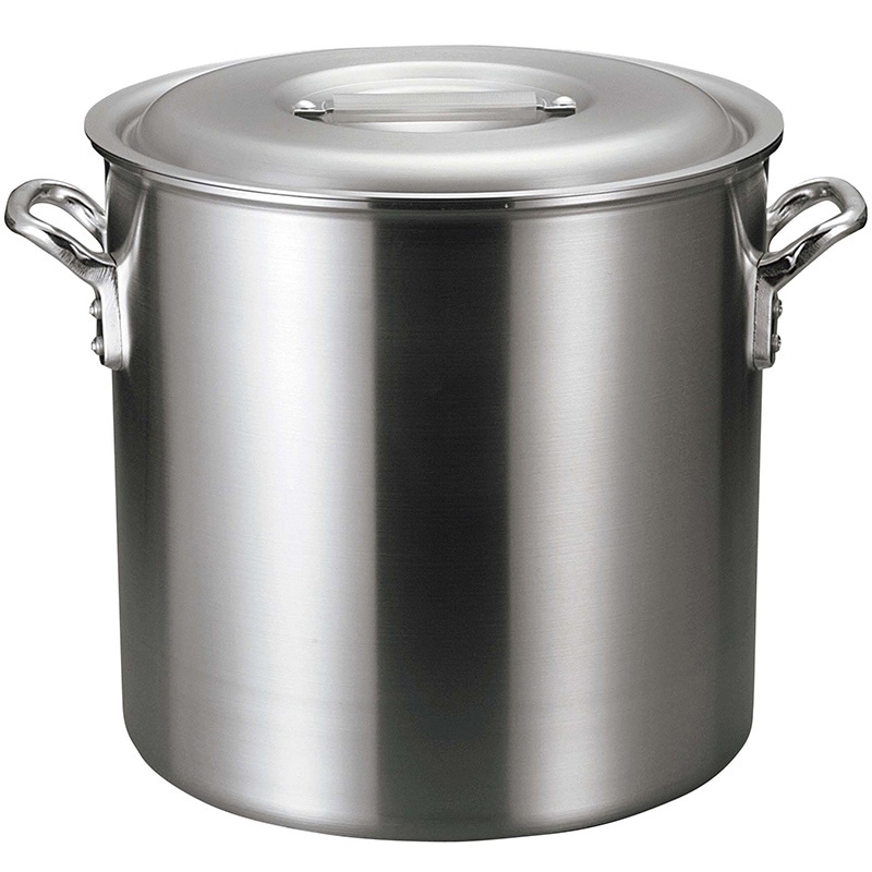 アルミ　バリックス　寸胴鍋（磨き仕上げ）18cm   1個（ご注文単位1個）【直送品】