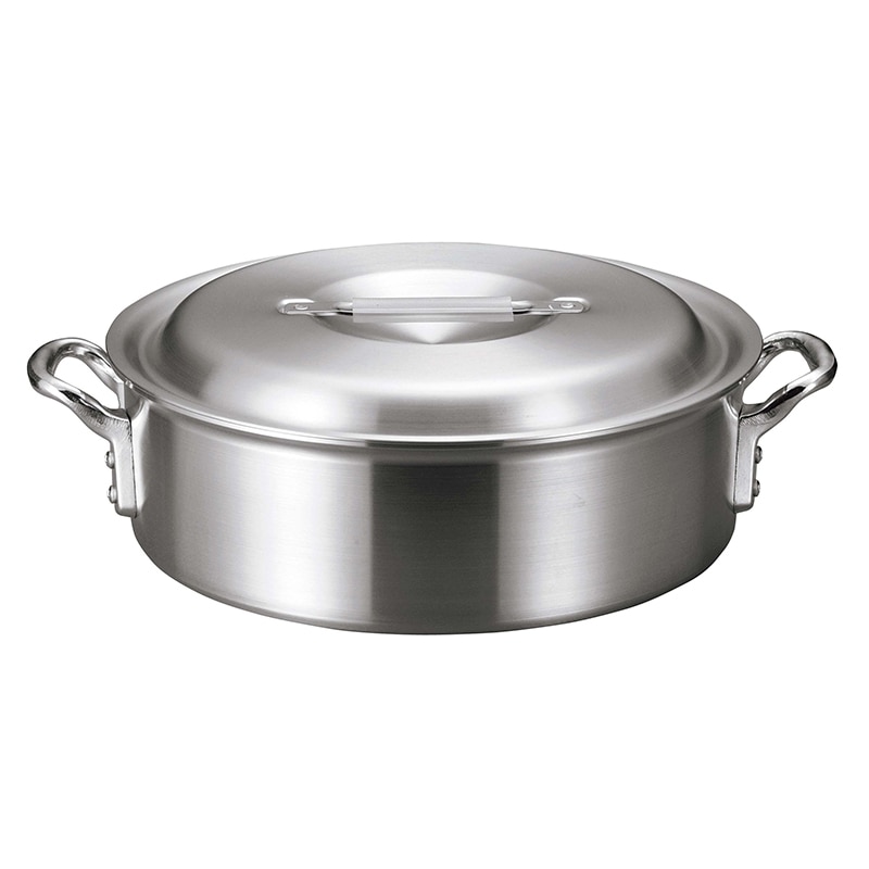 アルミ バリックス 外輪鍋(磨き仕上げ)18cm 1個(ご注文単位1個)【直送品】