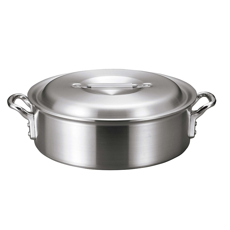 アルミ　バリックス　外輪鍋（磨き仕上げ）51cm   1個（ご注文単位1個）【直送品】