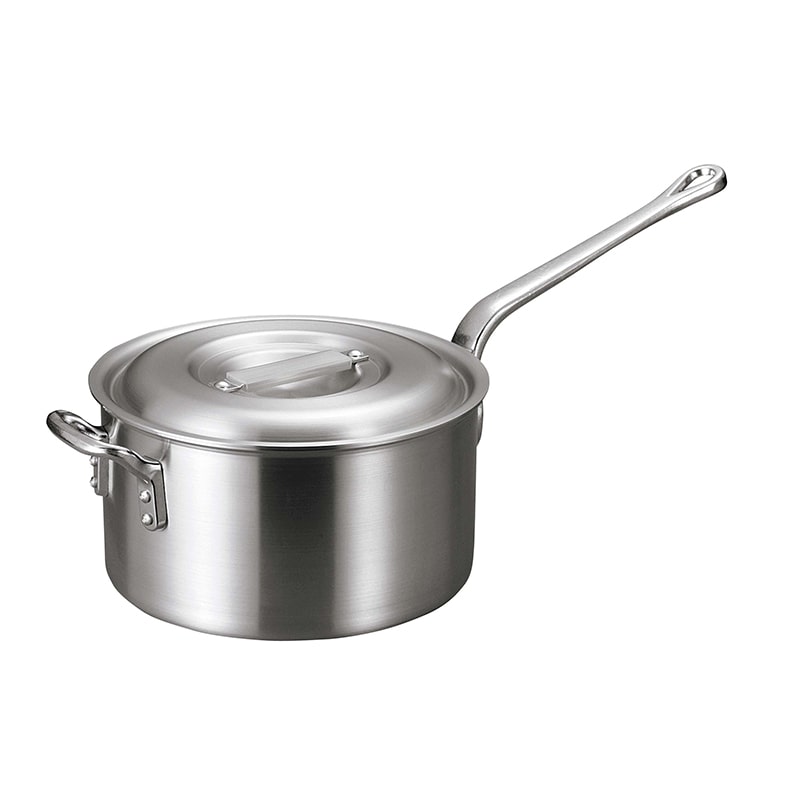 アルミ バリックス 片手鍋(磨き仕上げ)15cm 1個(ご注文単位1個)【直送品】
