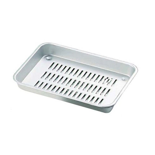 アルマイト 標準 水切バット 7号 189×132×30 1個(ご注文単位1個)【直送品】