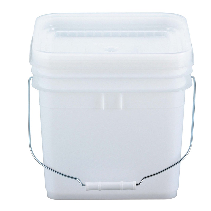 トスロン 角型 密閉容器 10L(ナチュラル・ソフト) 1個(ご注文単位1個)【直送品】