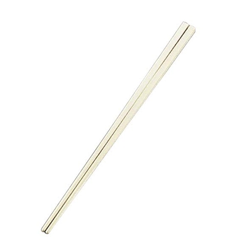 リサイクル箸 プレーン 25cm 白 1個(ご注文単位1個)【直送品】