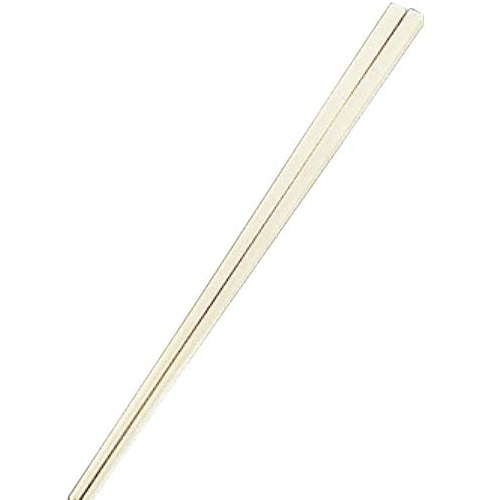 リサイクル箸 プレーン 25cm アイボリー 1個(ご注文単位1個)【直送品】