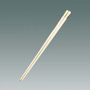 リサイクル箸 金ホットスタンプ 25cm 白 1個(ご注文単位1個)【直送品】