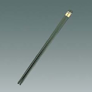 リサイクル箸 金ホットスタンプ 25cm 緑 1個(ご注文単位1個)【直送品】