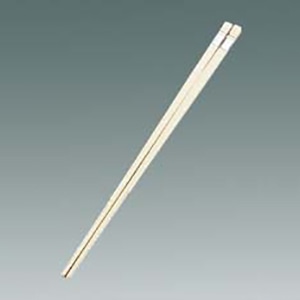 リサイクル箸 銀ホットスタンプ 25cm 白 1個(ご注文単位1個)【直送品】