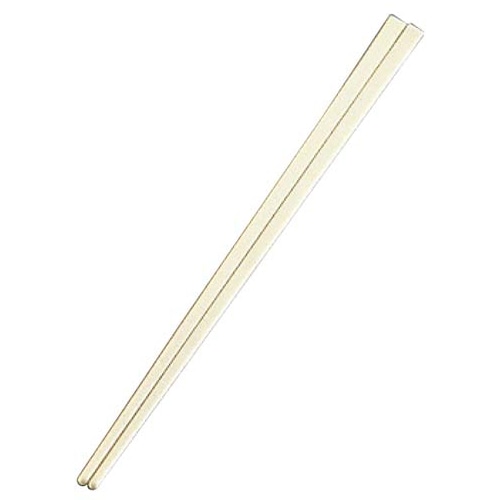 リサイクル箸 天削 24cm アイボリー 1個(ご注文単位1個)【直送品】