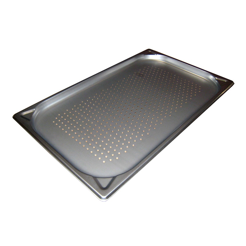 プロシェフ 18-8 穴明GNパン補強重なり防止付 1/1 20mm 1個(ご注文単位1個)【直送品】