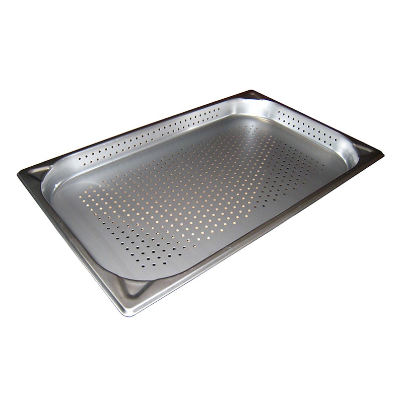 プロシェフ 18-8 穴明GNパン補強重なり防止付 1/1 40mm 1個(ご注文単位1個)【直送品】