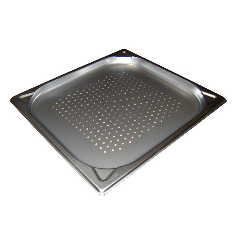 プロシェフ 18-8 穴明GNパン補強重なり防止付 2/3 20mm 1個(ご注文単位1個)【直送品】