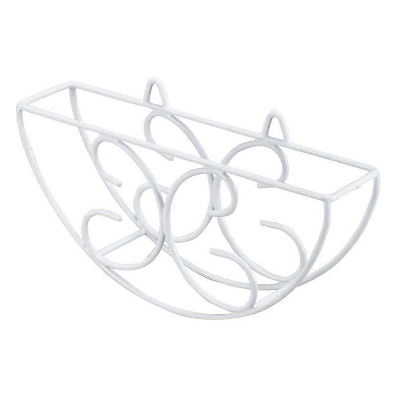 EBM コーティング 丸盆ラック カベ掛式 16インチ用 1個(ご注文単位1個)【直送品】