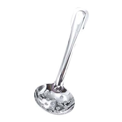 18-0 穴明 杓子 12.5cm 共柄(カギ無) 1個(ご注文単位1個)【直送品】