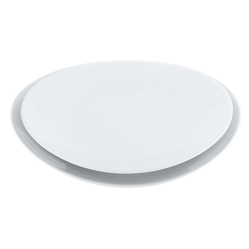 磁器　中華・洋食兼用食器　白楕円深皿　28cm   1個（ご注文単位1個）【直送品】