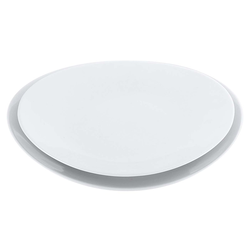 磁器　中華・洋食兼用食器　白楕円深皿　25cm   1個（ご注文単位1個）【直送品】