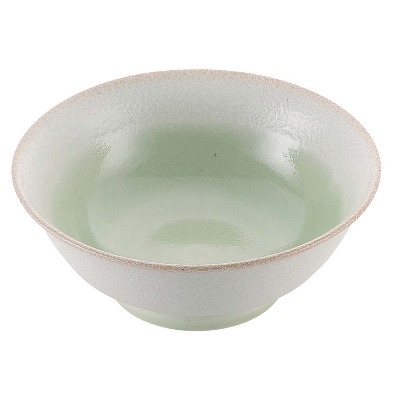 磁器　中華食器　釉彩若草　高台丼　6.8寸   1個（ご注文単位1個）【直送品】