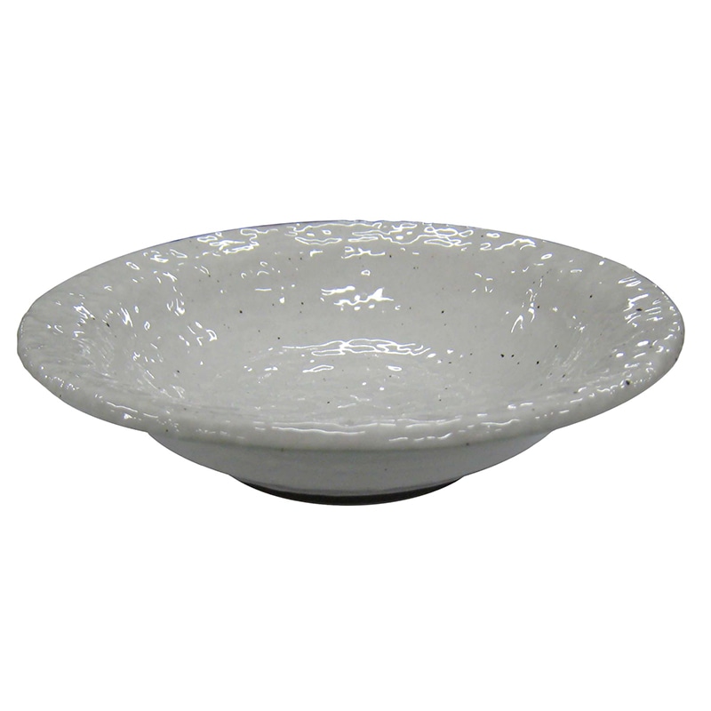 モダンホワイト　丸鉢　6寸   1個（ご注文単位1個）【直送品】