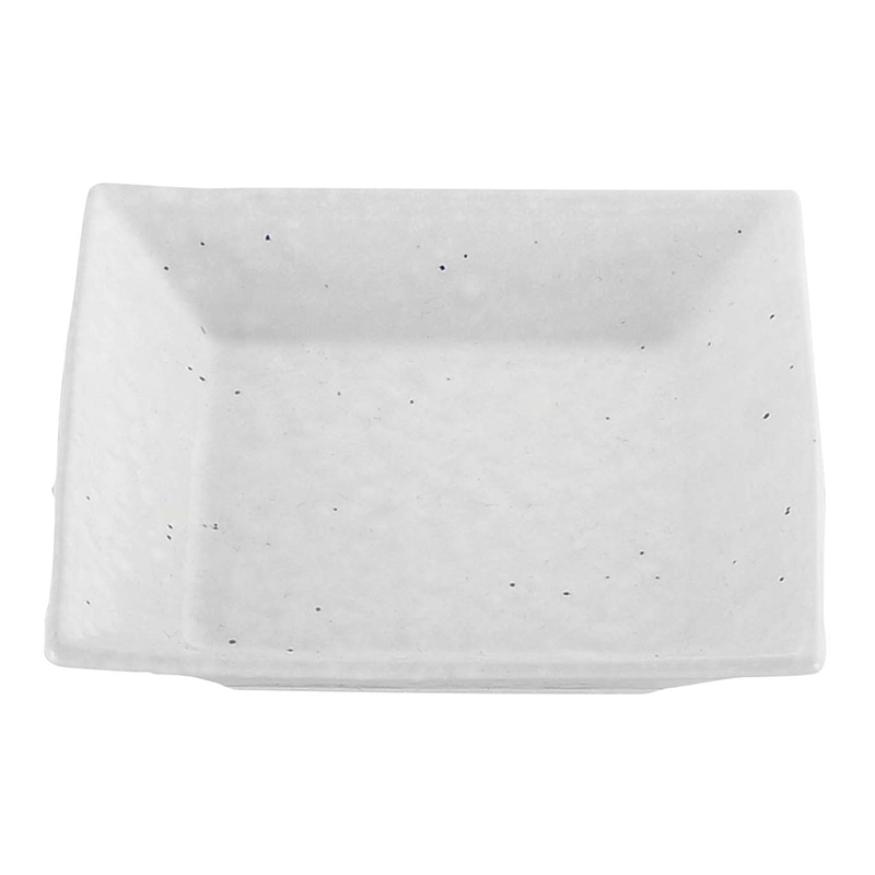 モダンホワイト　正角皿　4.5寸   1個（ご注文単位1個）【直送品】