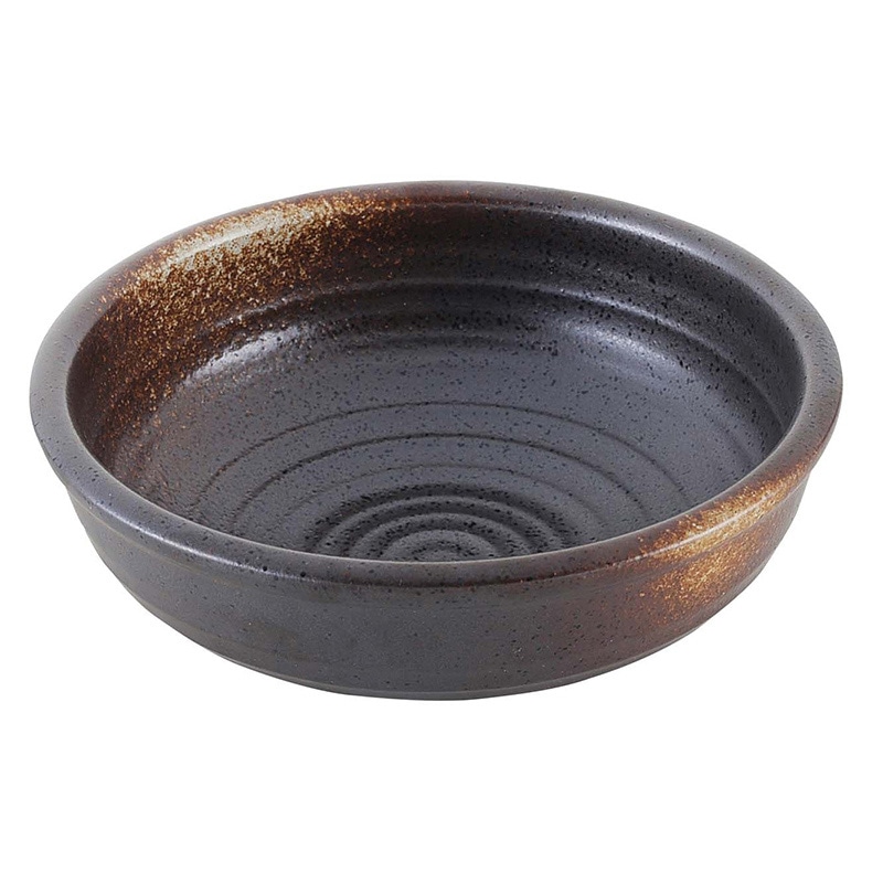 和食器コレクション　備前風　丸鉢　6寸   1個（ご注文単位1個）【直送品】