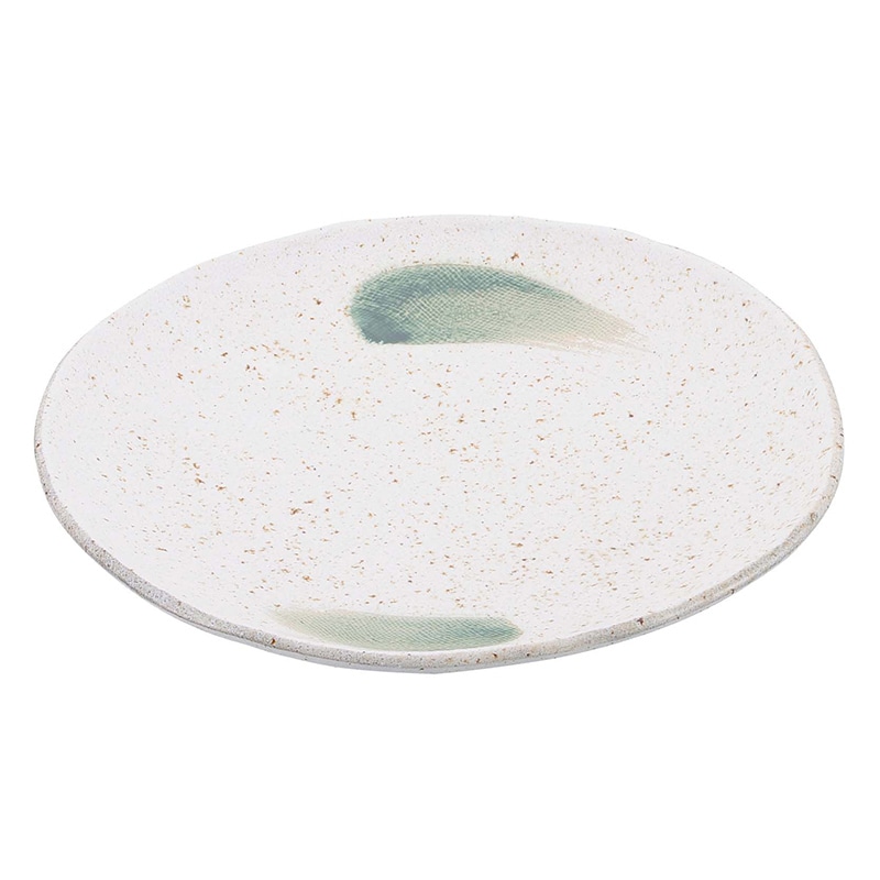 和食器コレクション　筆織部　丸皿8寸   1個（ご注文単位1個）【直送品】