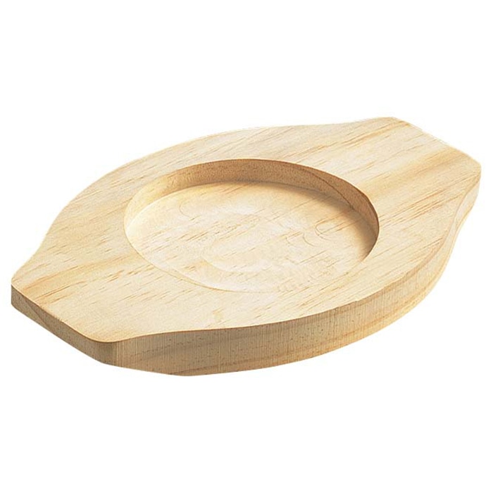 EBM 石焼ビビンバ用木台 中18~20cm用 256×172 1個(ご注文単位1個)【直送品】