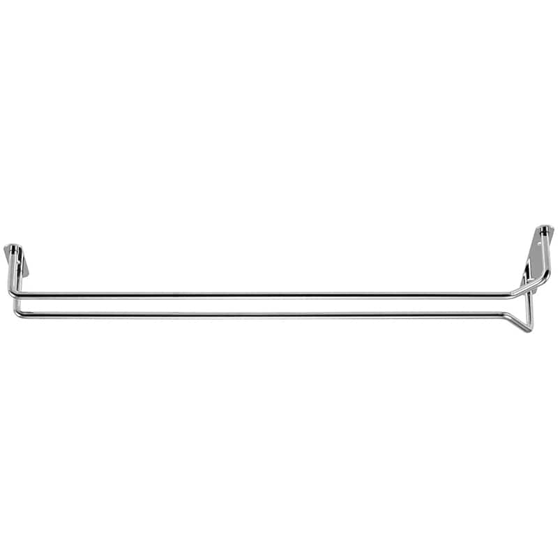 ニッケルメッキ グラスハンガー 20インチ 1個(ご注文単位1個)【直送品】