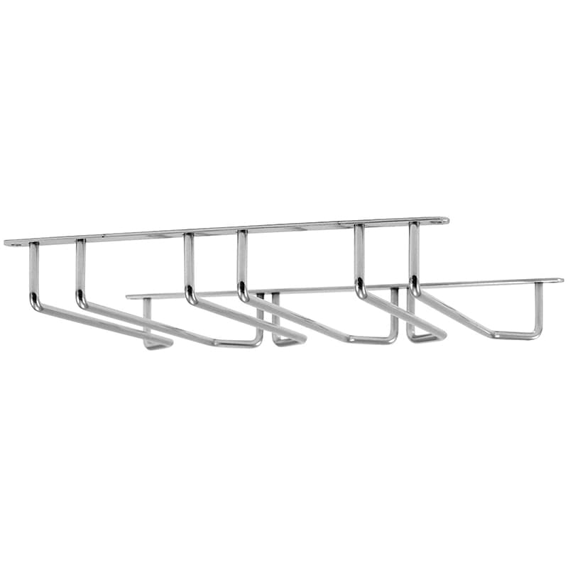 ニッケルメッキ ステムウェアラック(3連) 1個(ご注文単位1個)【直送品】