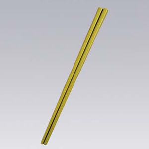 SPSカラー樹脂箸22.6cm　四角（100膳入） すべり止め付　抹茶  1束（ご注文単位1束）【直送品】