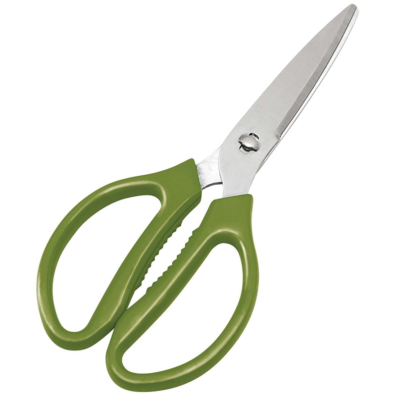 EBM ステンレス セレクトキッチンバサミ グリーン 1個(ご注文単位1個)【直送品】