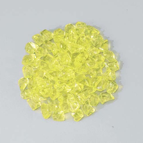 アクリル　ビッグダイヤ（大）1kg袋入　G006 イエロー  1個（ご注文単位1個）【直送品】