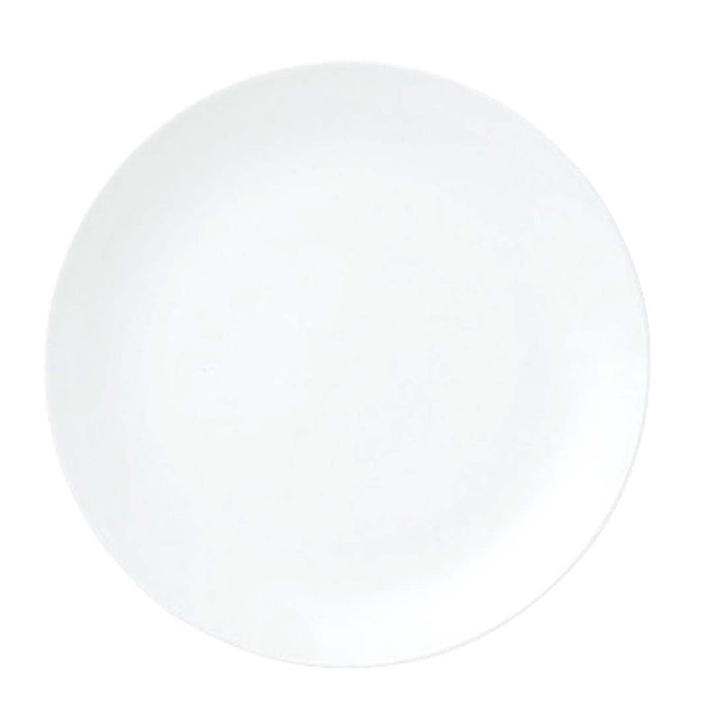 おぎそチャイナ　ミート皿　24cm 3281　ホワイト  1個（ご注文単位1個）【直送品】