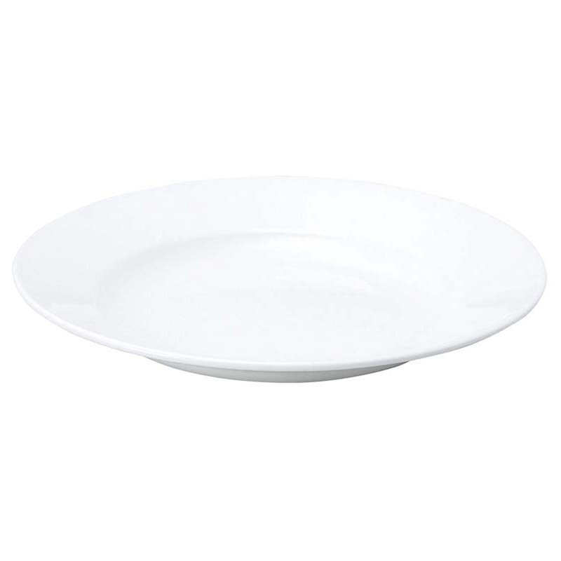 おぎそチャイナ スープ皿 28cm 3701 ホワイト 1個(ご注文単位1個)【直送品】