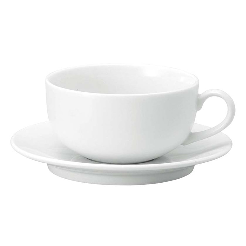 おぎそチャイナ スープカップ 4638 ホワイト 1個(ご注文単位1個)【直送品】