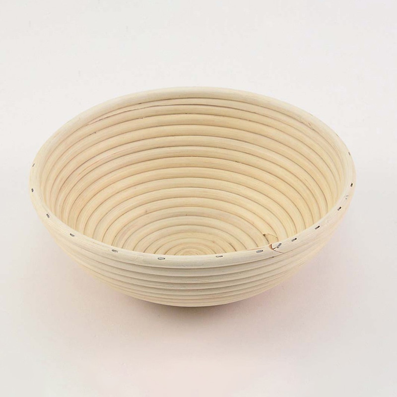 籐製　発酵ねかしカゴ　丸型　VC-1-M 内寸φ205  1個（ご注文単位1個）【直送品】