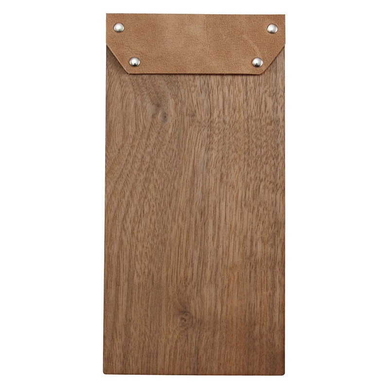 EBM　木製　伝票バインダー S　105×210　ウォールナット  1個（ご注文単位1個）【直送品】