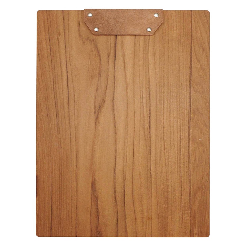 EBM　木製　バインダー L　235×320　チーク板目  1個（ご注文単位1個）【直送品】