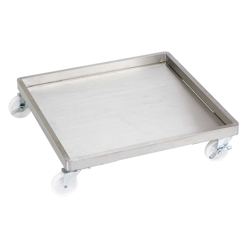 EBM 18-8 グラスラックドーリー ハンドル無(底板付) 1個(ご注文単位1個)【直送品】