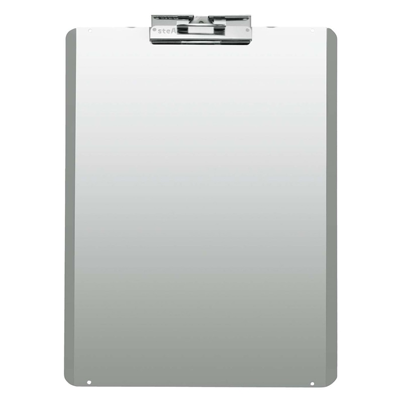 ステア　ステンレスクリップボード　A4タテ STW-303  1個（ご注文単位1個）【直送品】
