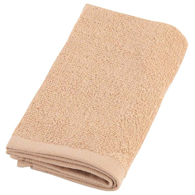 スレン染 ウォッシュタオル/おしぼり #120 (12枚入)モカ 340×340 1個(ご注文単位1個)【直送品】