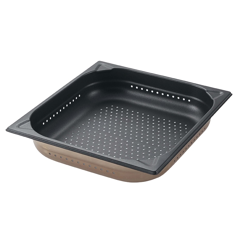 プロシェフ 18-8 ノンスティック穴明GNパン 2/3 20mm 1個(ご注文単位1個)【直送品】