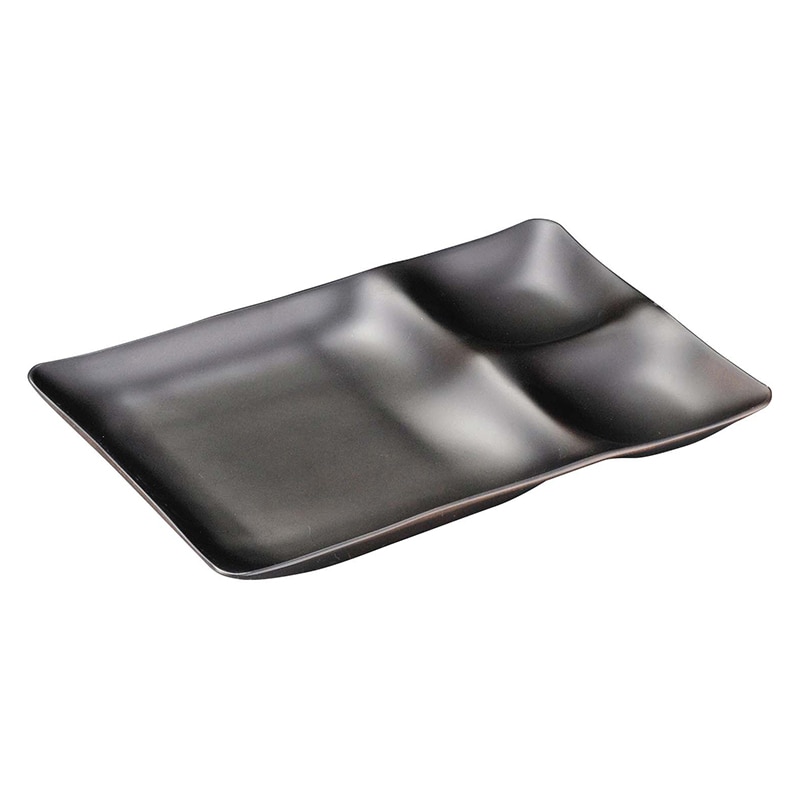 ツーセットプレート 総ダークブラウン 12020919 1個(ご注文単位1個)【直送品】