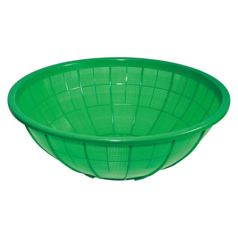 サンコー　ザル　大　グリーン   1個（ご注文単位1個）【直送品】