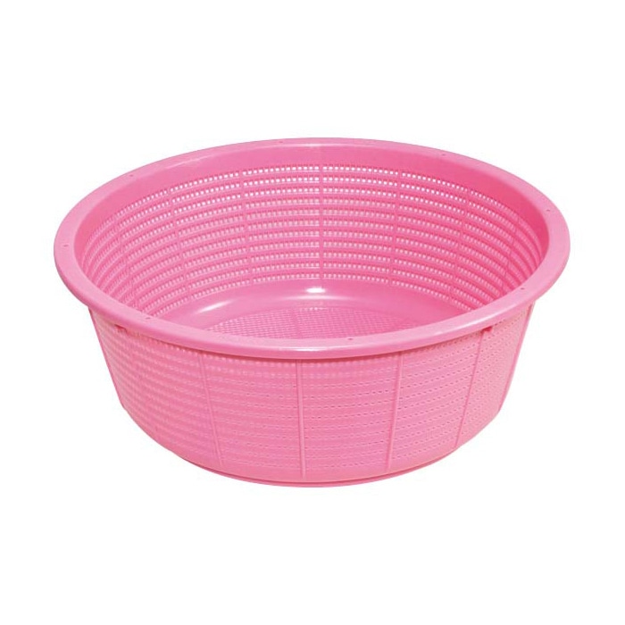 サンコー　ザル　小　ピンク   1個（ご注文単位1個）【直送品】