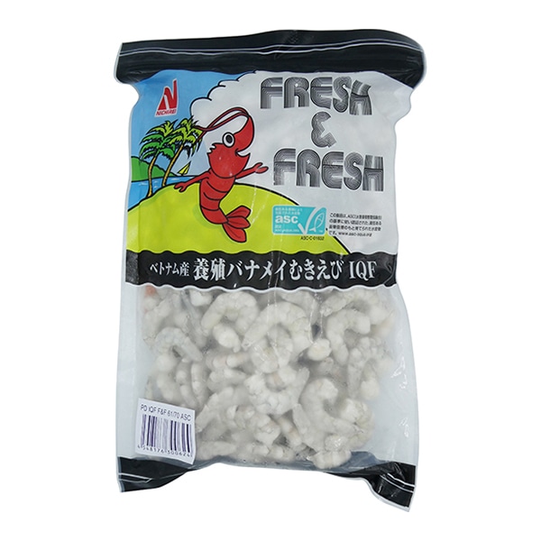 ニチレイフレッシュ むきえび IQF61/70 FNF 1kg 冷凍 1パック※軽(ご注文単位1パック)※注文上限数12まで【直送品】