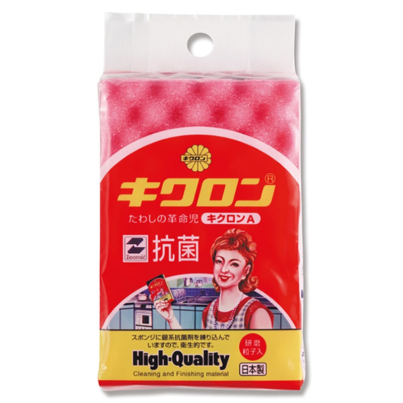 キクロン スポンジ キクロンA ヘッダー付 ピンク 1個
