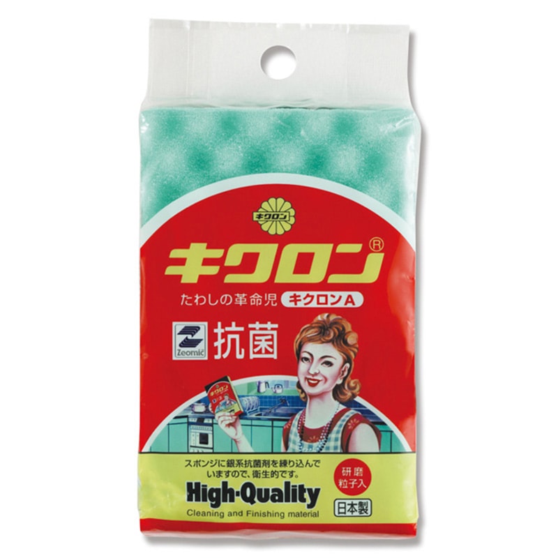 キクロン スポンジ キクロンA ヘッダー付 グリーン 1個