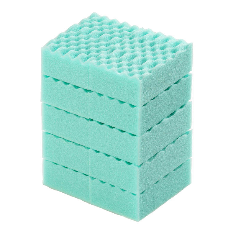 キクロン キクロンプロ　カラースポンジ 10個パック　グリーン Y-02 1個（ご注文単位12個）【直送品】